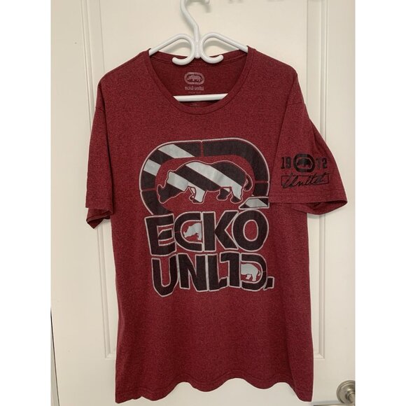 Ecko Unltd. Other - Y2K Ecko Untld. Baggy Red Graphic Rhino Skater Streetwear Tee Men’s XXL